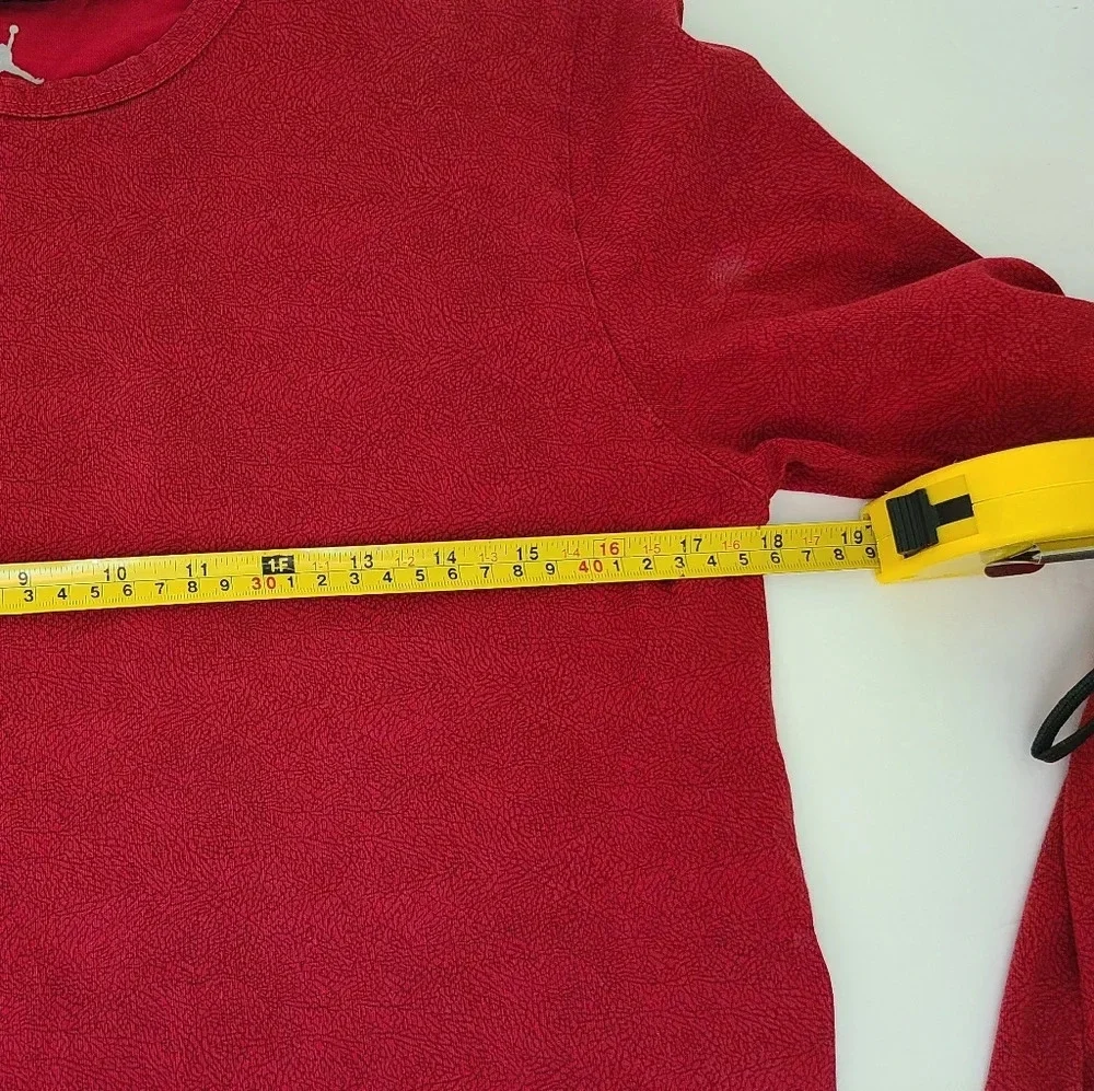 Jordan mens tshirts long sleeve sz.S red